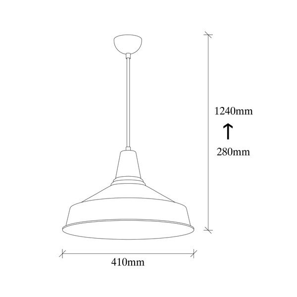 Černé kovové závěsné svítidlo Opviq lights Efse-image-2