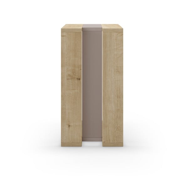 Odkládací stolek v dekoru dubu 40x30 cm Macha – Marckeric-image-4