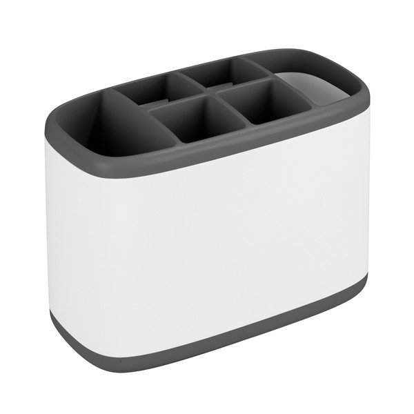 Bílý plastový koupelnový organizér na kosmetiku - Wenko-image-2