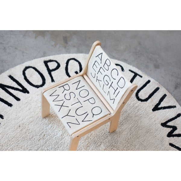 Dětská židle v béžovo-přírodní barvě ABC – Lorena Canals-image-4