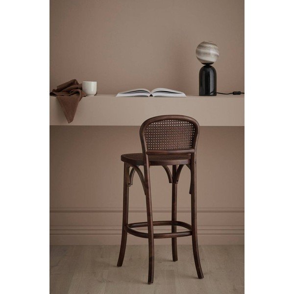 Tmavě hnědá ratanová barová židle (výška sedáku 67 cm) Today – Ellos Home-image-1