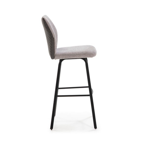 Světle šedé barové židle v sadě 2 ks 75 cm Pol – Marckeric-image-3