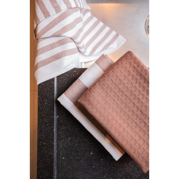 Bavlněné utěrky v sadě 3 ks 51x74 cm Marra – Tiseco Home Studio-image-2