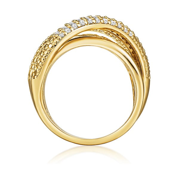 Dámský prsten zlaté barvy Tassioni Barbara, vel. 52-image-2