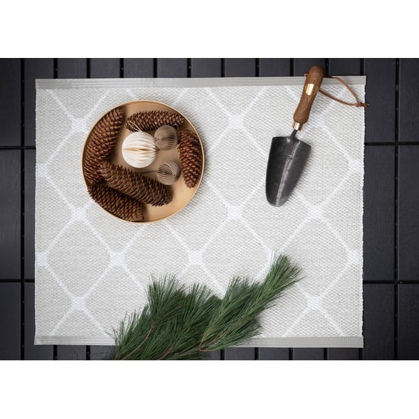 Světle šedo-krémový vnitřní a venkovní běhoun 70x160 cm Rex Fossil – Pappelina-image-3