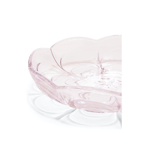 Světle růžové dezertní  skleněné talíře v sadě 2 ks ø 16 cm Lily – Holmegaard-image-3