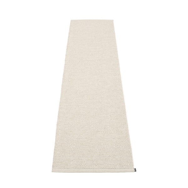 Krémový vnitřní a venkovní běhoun 60x250 cm Mono Linen Vanilla – Pappelina