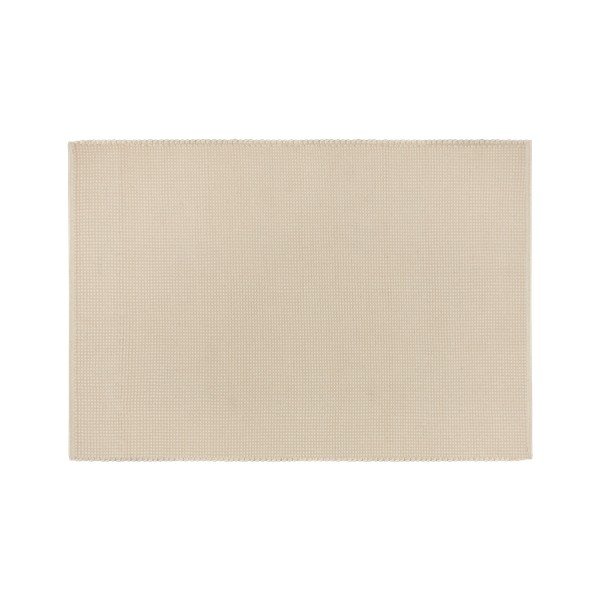 Béžový ručně tkaný vlněný koberec 140x200 cm Talo – noo.ma