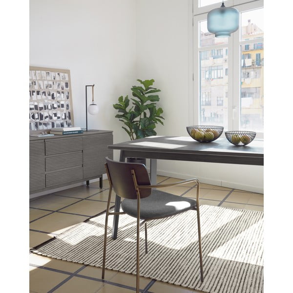 Šedá jídelní židle Maureen – Kave Home-image-1