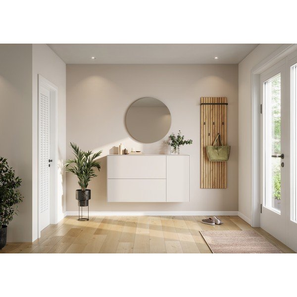 Krémový závěsný botník 137x78x41 cm – Germania-image-4