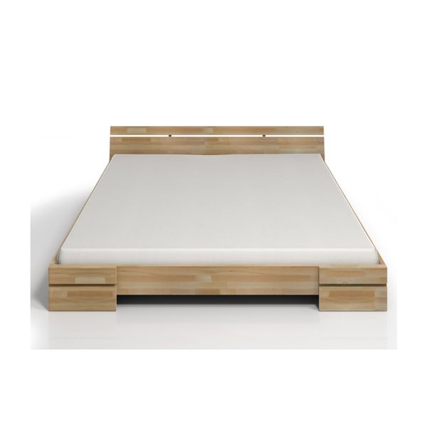 Dvoulůžková postel z bukového dřeva SKANDICA Sparta, 160 x 200 cm