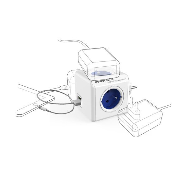 Rozbočovací zásuvka PowerCube Original USB – Cubenest-image-2