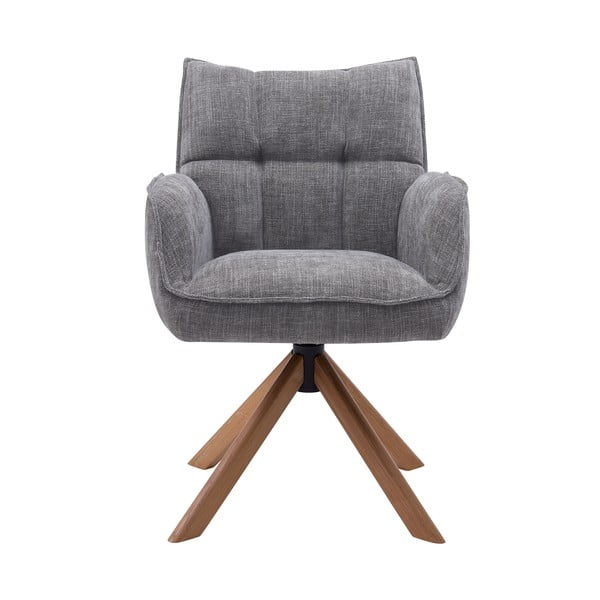 Šedá čalouněná jídelní křesla v sadě 2 ks Marilla – Unique Furniture-image-3