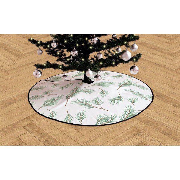 Bavlněný koberec pod vánoční stromeček Butter Kings Fir Branches, ø 130 cm-image-2