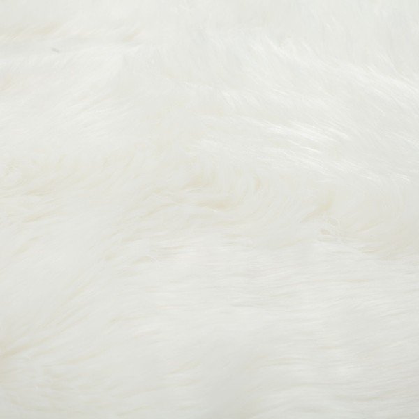 Bílý kulatý koberec ø 120 cm Sheepskin - Flair Rugs-image-2