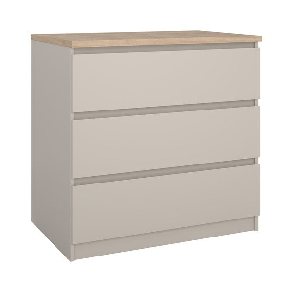 Krémová komoda 77x76x50 cm Naia – Tvilum
