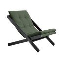 Skládací křeslo Karup Design Boogie Black/Olive Green
