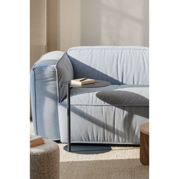 Ocelový kulatý odkládací stolek 41x40 cm Ande – noo.ma-image-1