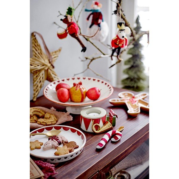 Krémová miska s vánočním motivem z kameniny Jolly – Bloomingville-image-1