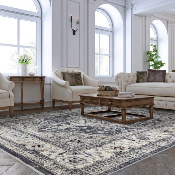 Antracitový koberec 200x290 cm Sovereign – Asiatic Carpets-image-2
