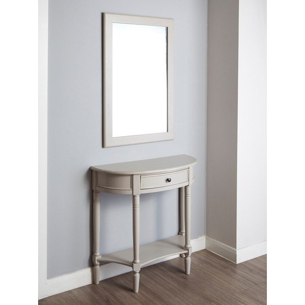 Šedý konzolový stolek z borovicového dřeva 33x81 cm Heritage – Premier Housewares-image-3