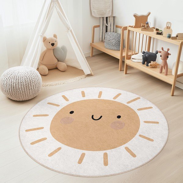 Pratelný dětský koberec ø100 cm Sunny World – Mila Home-image-4