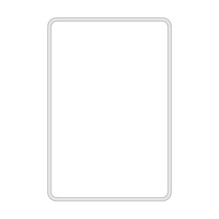 Bílá nástěnná svíticí dekorace Candy Shock Rectangle, 30 x 40 cm