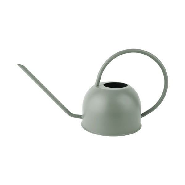 Zelená kovová konev na zalévání PT LIVING, výška 19 cm