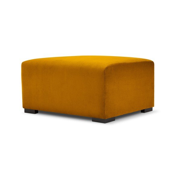 Žlutý manšestrový puf Cosmopolitan Design Hobart