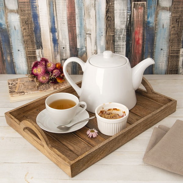 Servírovací dřevěný podnos 30.5x40.5 cm Mango – Orion-image-1