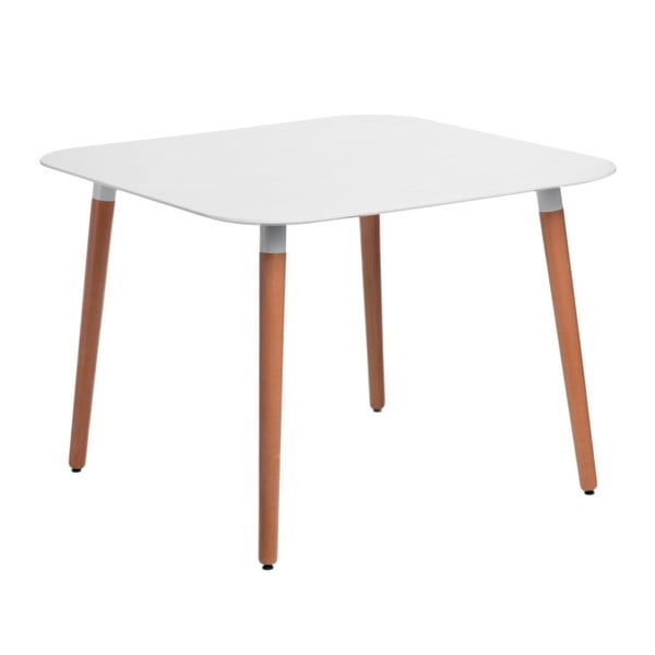 Bílý stůl D2 Copine, 100x100 cm