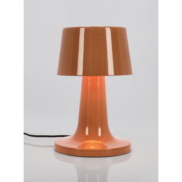 Oranžová kovová LED stolní lampa s kovovým stínidlem (výška 51 cm) Turner – Bizzotto-image-1