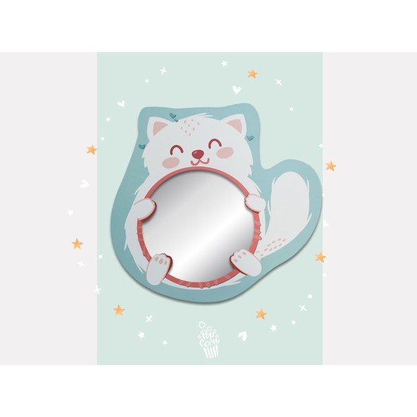 Nástěnné zrcadlo ø 20 cm Kitty – Mioli Decor-image-2