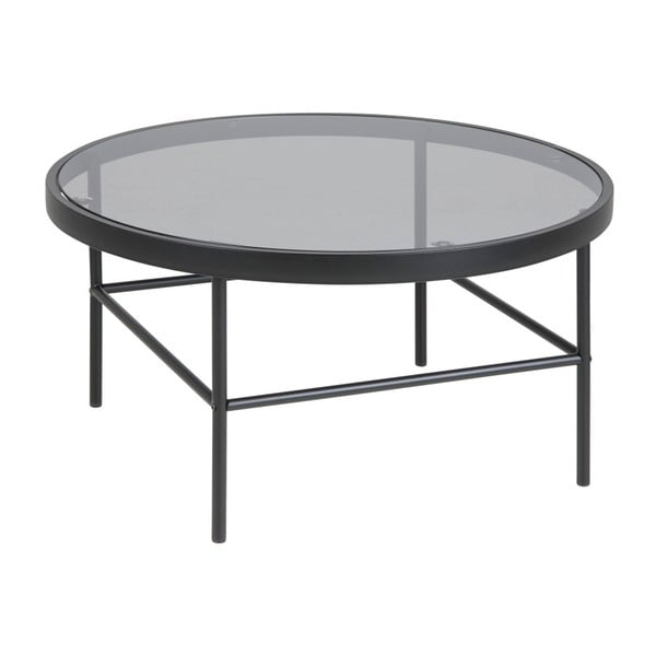 Černý kulatý konferenční stolek ø 80 cm Hoya - Actona