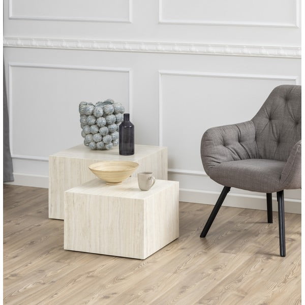 Konferenční stolky v sadě 2 ks 58x58 cm Dice - Actona-image-1