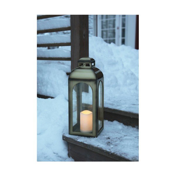 LED lucerna v bronzové barvě vhodná do exteriéru Best Season Miriam, výška 43 cm-image-1