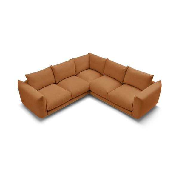 Oranžová rohová pohovka Ernest – Bobochic Paris-image-4