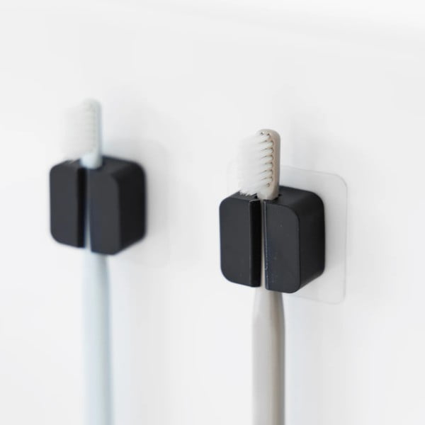 Černé silikonové multifunkční držáky v sadě 2 ks Film Hook – YAMAZAKI-image-2