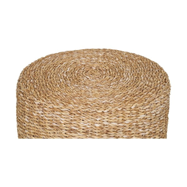 Pletený taburet v přírodní barvě Rivera – House Nordic-image-1