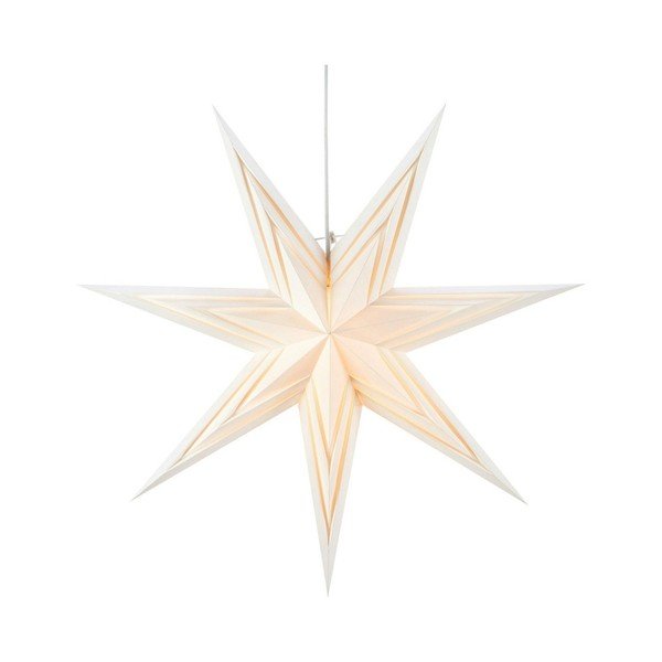 Bílá závěsná světelná dekorace s vánočním motivem ø 70 cm Sombra – Markslöjd