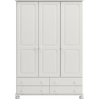 Bílá šatní skříň 129x185 cm Richmond - Tvilum