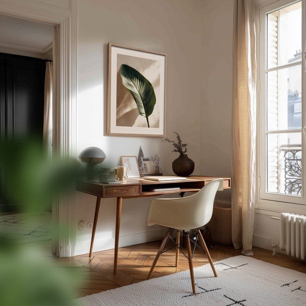 Tištěný obraz s rámem 50x70 cm Strelizia Leaf – Styler-image-2