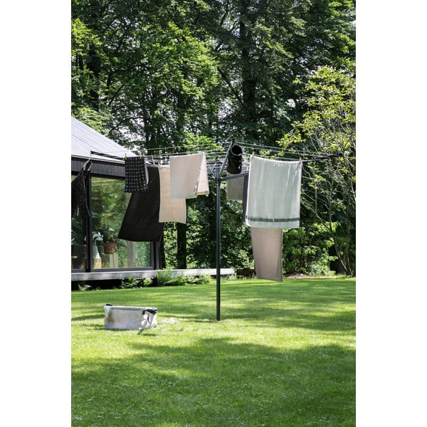 Antracitový venkovní sušák na prádlo 50 m Topspinner – Brabantia-image-1