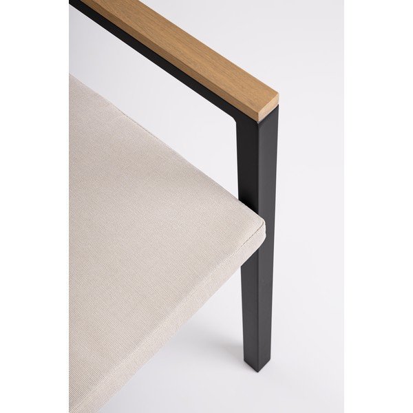 Antracitová kovová zahradní židle Henna – Bizzotto-image-4