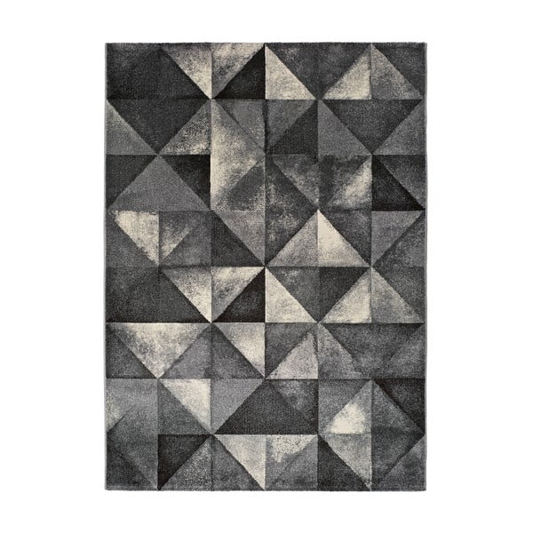 Šedý koberec Universal Delta Triangle, 67 x 125 cm