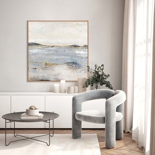 Ručně malovaný obraz 100x100 cm Trace Of Nature – Malerifabrikken-image-1