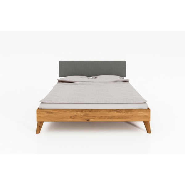 Dvoulůžková postel z dubového dřeva 140x200 cm Greg 3 - The Beds-image-2