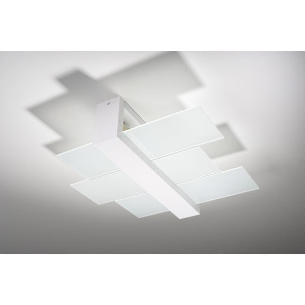 Bílé stropní svítidlo Sollux Leda-image-1