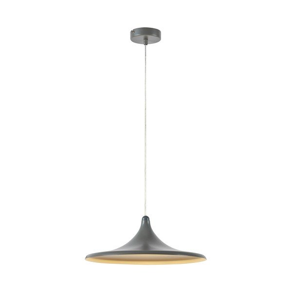Šedé kovové LED stmívatelné závěsné svítidlo ø37x13 cm Beam – Markslöjd