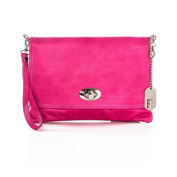 Kožené psaníčko Souvage Fuchsia
